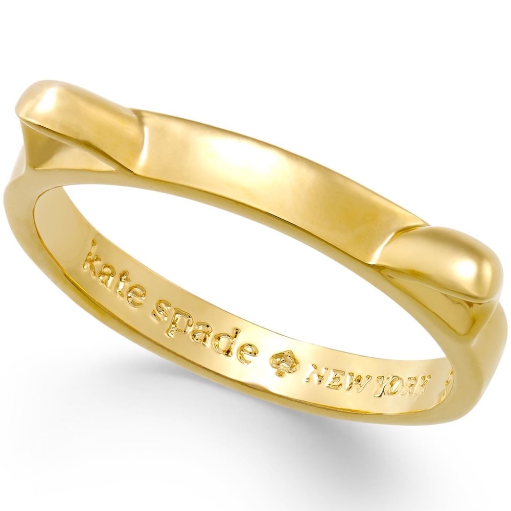 Kate Spade Out Of The Bag Cat Ears Gold Ring